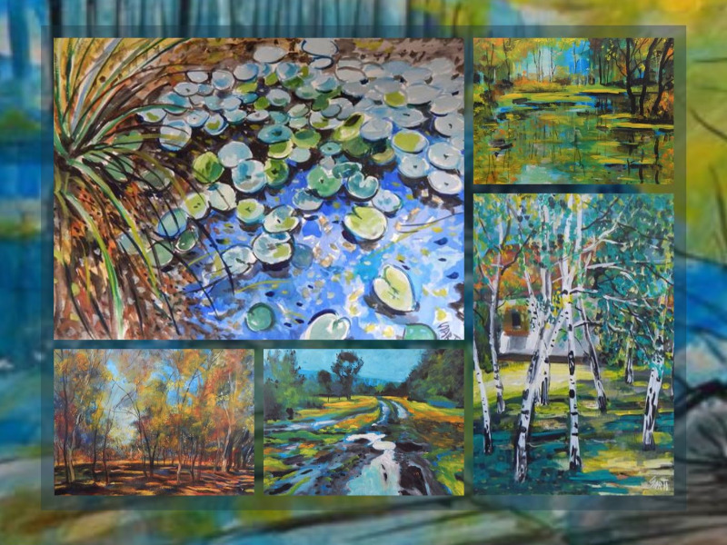 Festőiskola alkotótábor kiállítás megnyitó