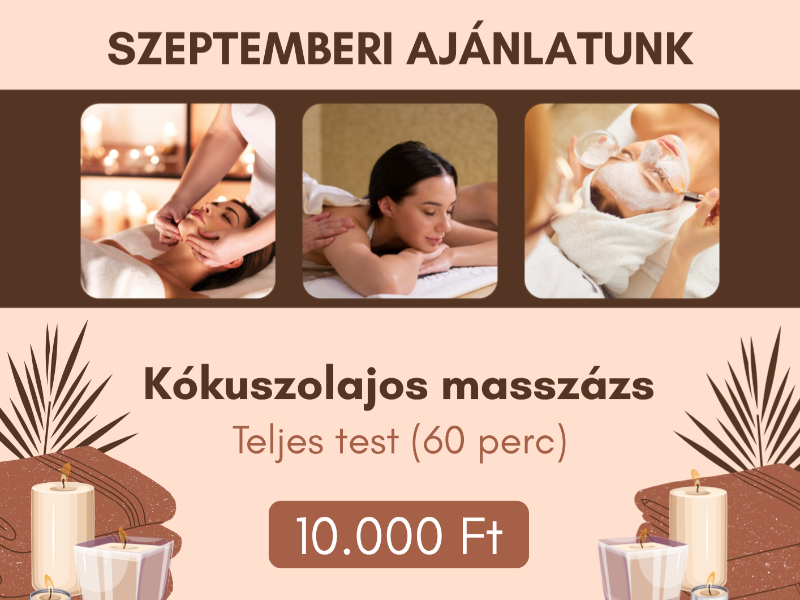 Szeptemberi wellnessélmény a Gabriella Gyógy- és Strandfürdőben