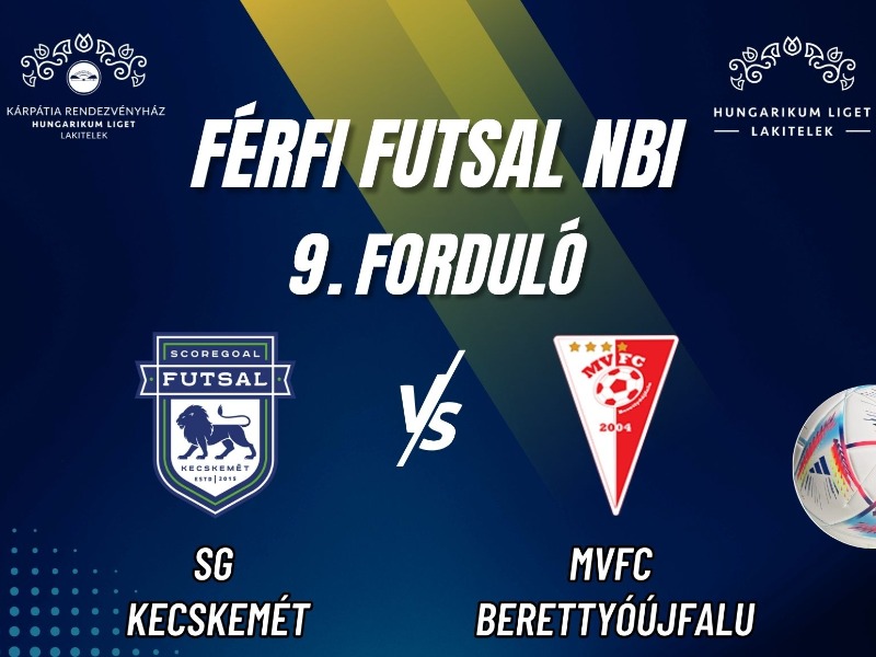 Férfi Futsal NBI 2023 mérkőzés