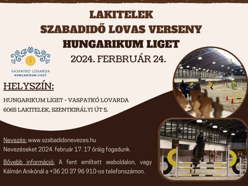 Szabadidő Lovas Verseny
