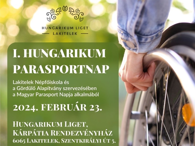 I. Hungarikum Parasportnap