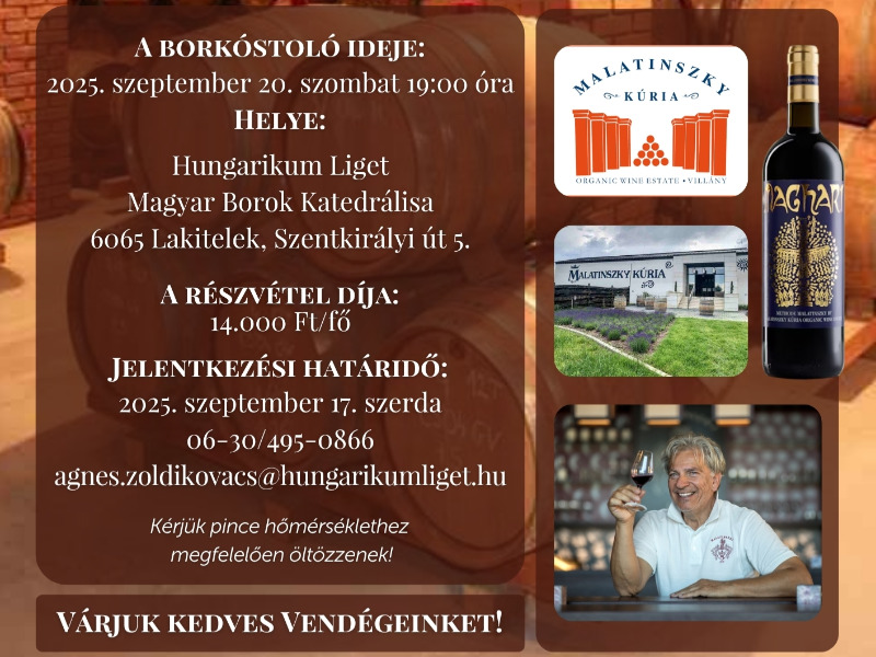 Világszínvonalú borkóstoló a Magyar Borok Katedrálisában