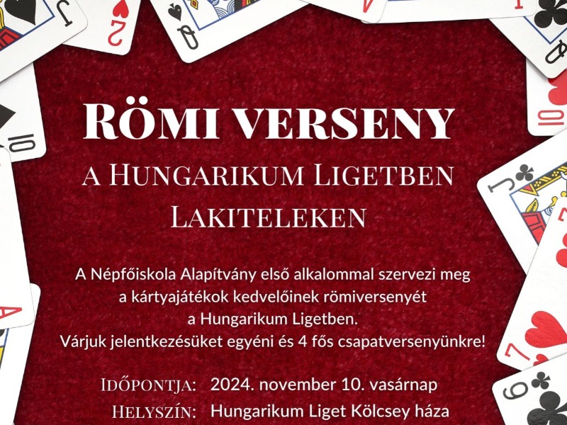 Römi verseny a Hungarikum Ligetben