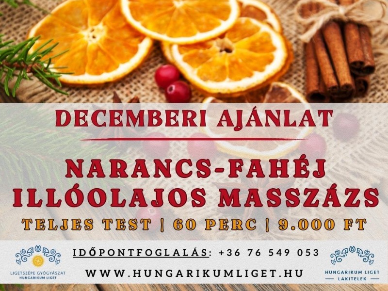 Ligetszépe Gyógyászat - Decemberi ajánlat