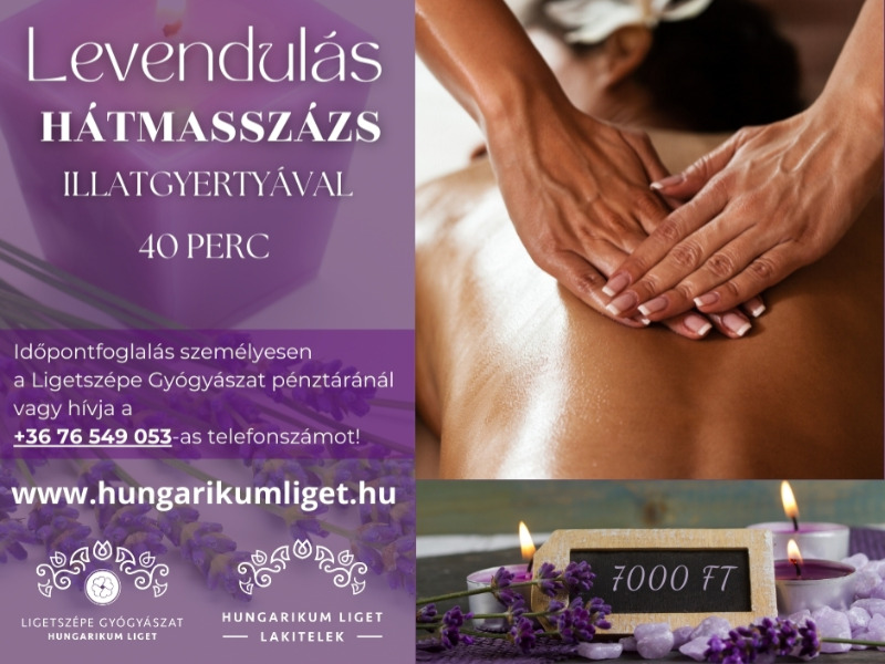 Ligetszépe Gyógyászat - Májusi ajánlat