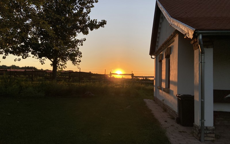 Kácsor tanya naplemente