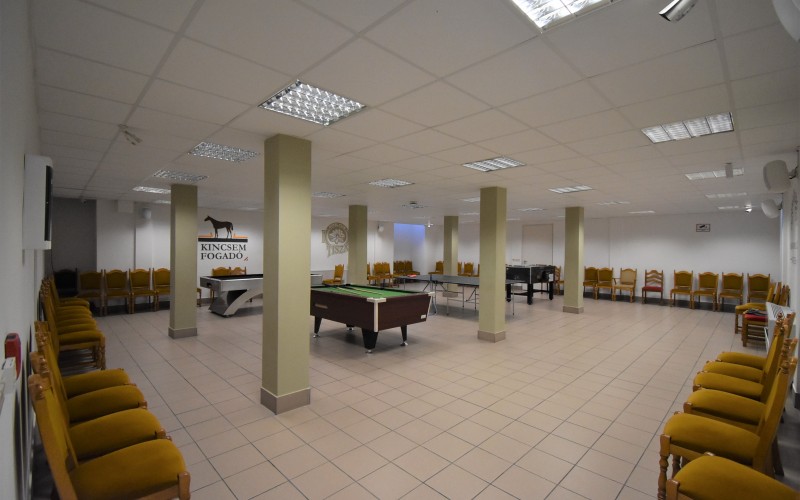 Games room in the Hotel Club Tisza