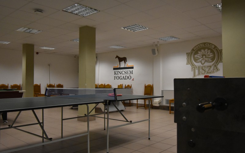 Games room in the Hotel Club Tisza 2