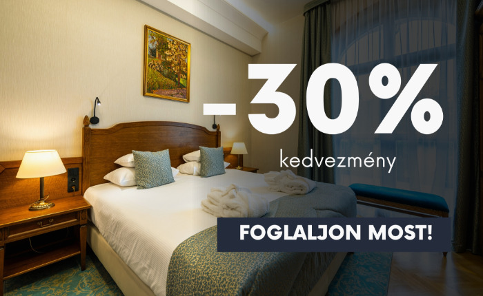 - 30% kedvezmény-medence nélküli időszakban!