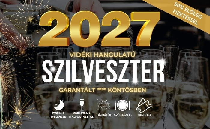 Szilveszteri ajánlat (50% előleg fizetéssel) - TELT HÁZ 