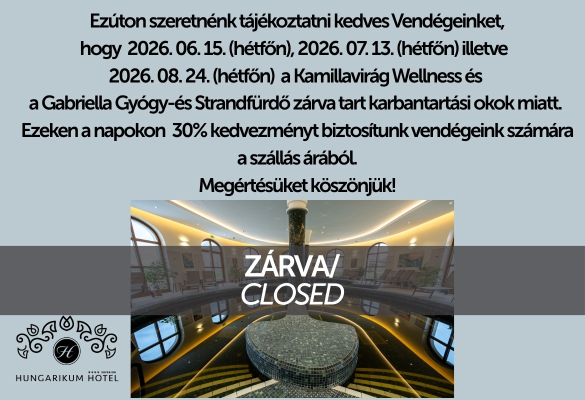 Tájékoztatás karbantartásról!